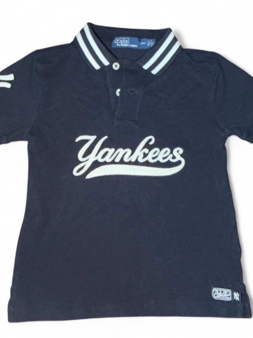 Polo by Ralph Lauren Kids Navy and White Yankees Polo Shirt
